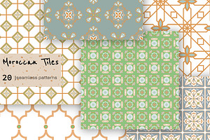 Moroccan Tiles - 20 Patterns