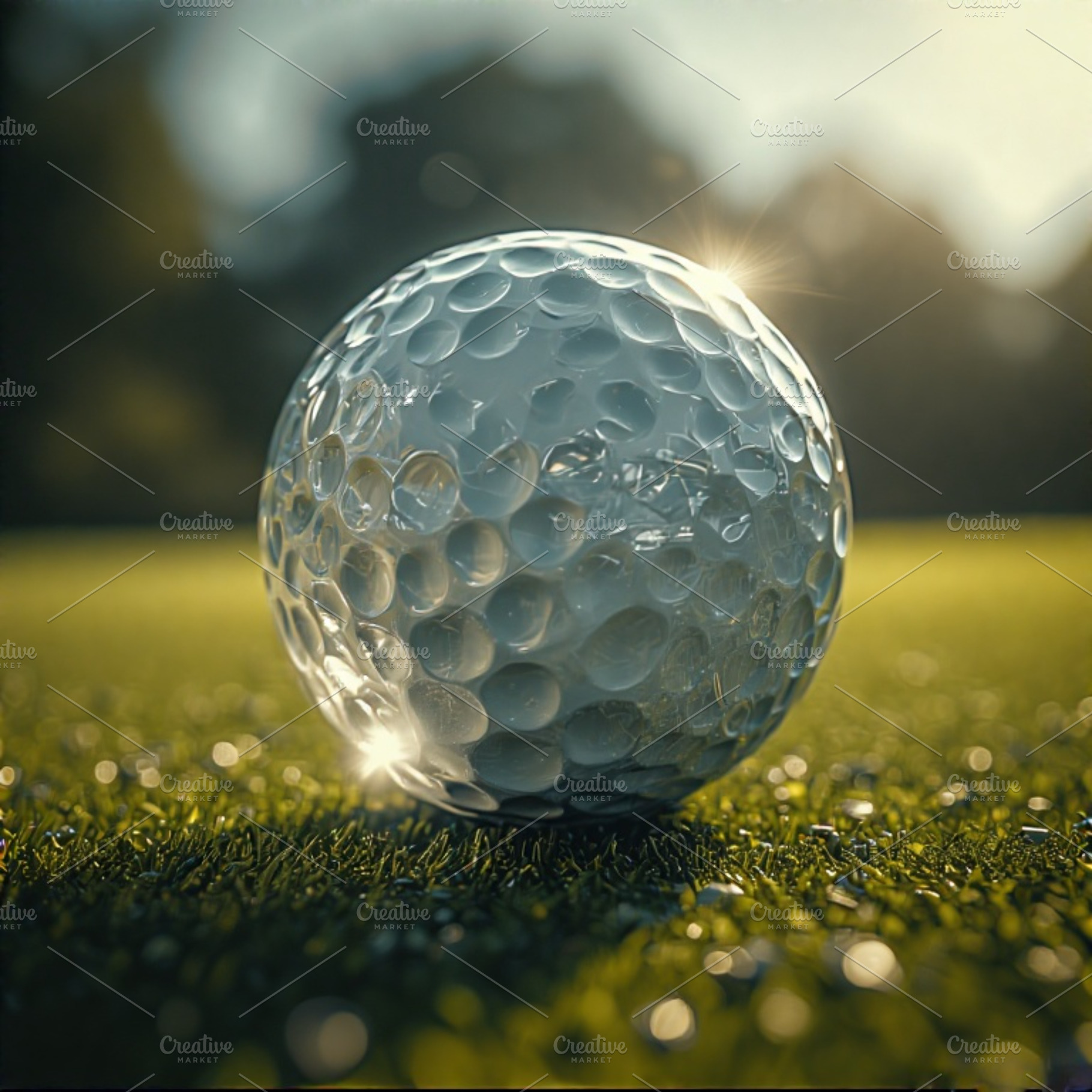 Golf ball stock image, a Photo by ComfortQ