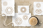Chakra Vector Symbols, an Outline Icon by EYWA ART (Thumbnail 2 of 3)