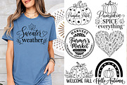 Retro Fall Autumn SVG Bundle, a Seasonal Illustration by Rose Art (Thumbnail 3 of 6)