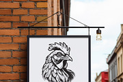 Vector of chicken head design., an Animal Illustration by yod67 (Thumbnail 5 of 6)
