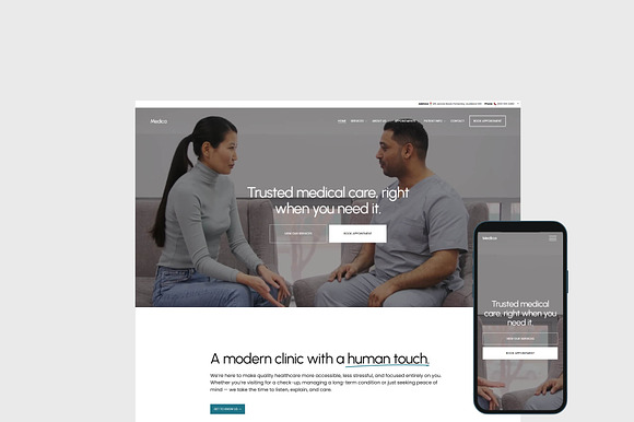 Clinic - Squarespace Website Template preview 5