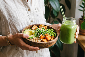 vegan, healthy food