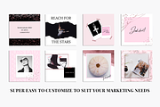 Instagram Templates Rose Gold, a Social Media Template by Joricreatives (Thumbnail 2 of 4)