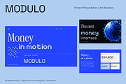 MODULO Fintech Presentation, a Presentation Template by Oday Noon (Thumbnail 1 of 9)