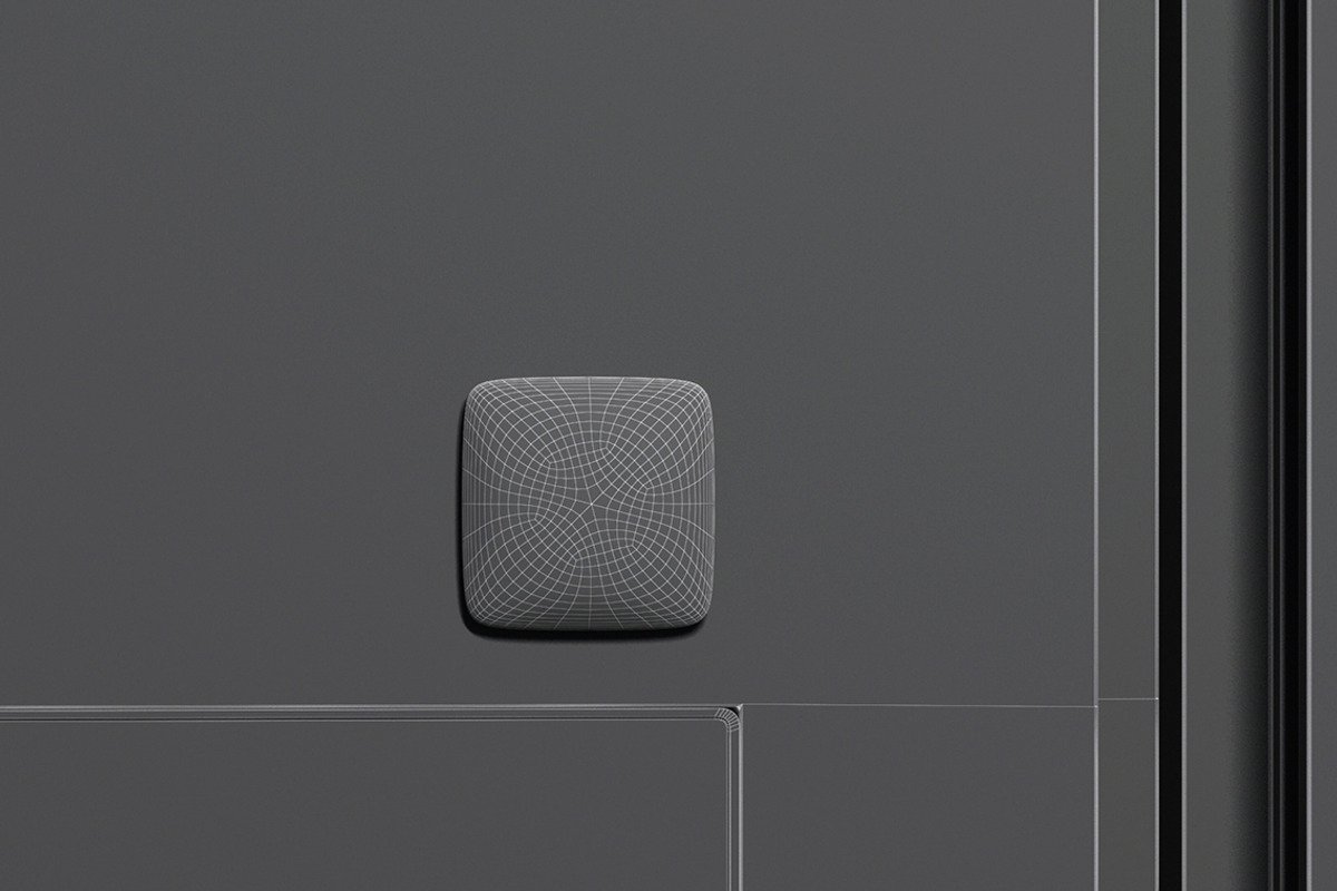 Round Square Fridge Magnet 3D Model, an Object 3D Model by rebrandy (Photo 10 of 10)