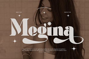 Megina Elegant Ligature Serif Font