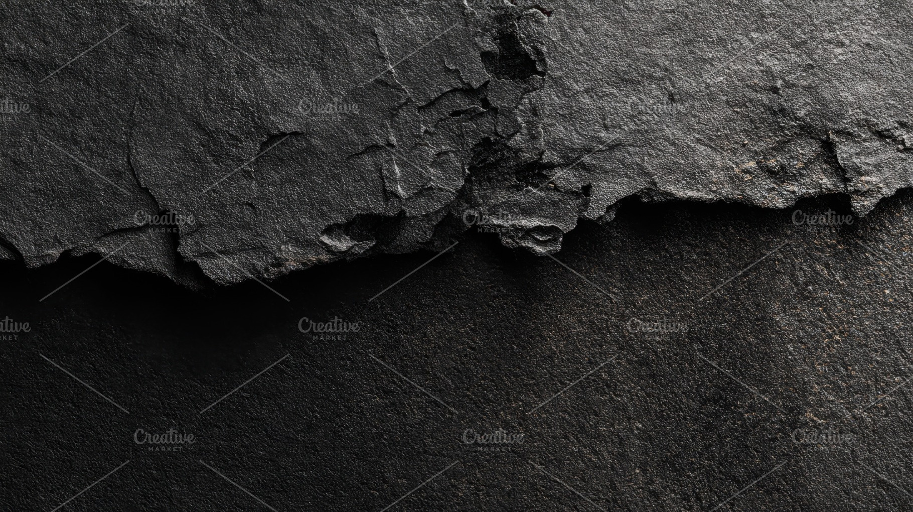 Surface of black stone with cracks, a Photo by Beautiful things