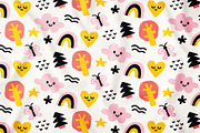 Kid's cute drawings patterns, a Decorative Illustration by OlgaBoncheva (Thumbnail 7 of 7)