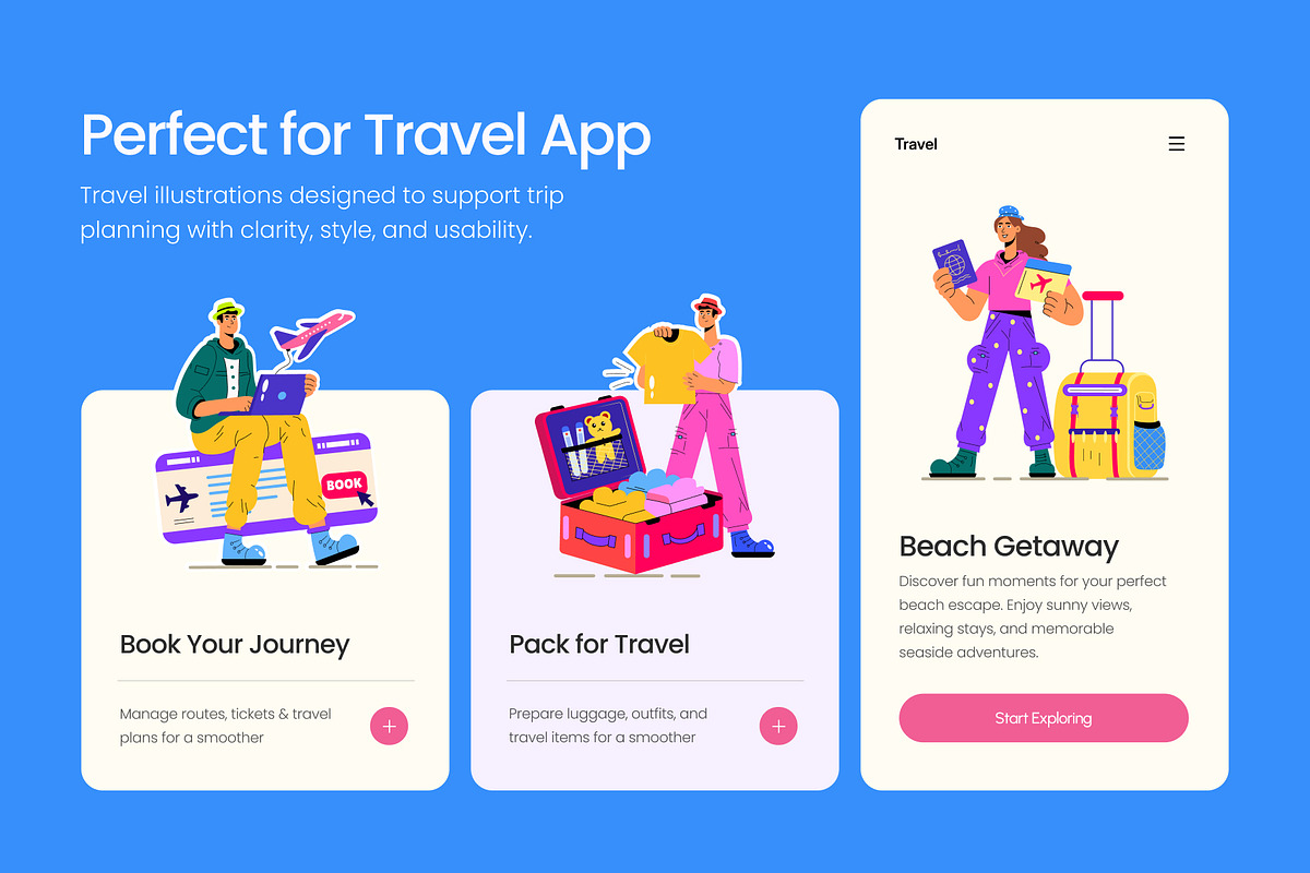 105 Animated Travel Bundle, a Transportation Illustration by Vectors Market (Photo 5 of 9)