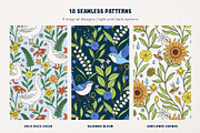Spring Garden Vector Collection, a Pattern Graphic by rouxsupplyco (Thumbnail 8 of 15)