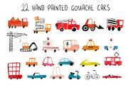 Gouache Cars, a Transportation Illustration by Annakniaz (Thumbnail 2 of 10)