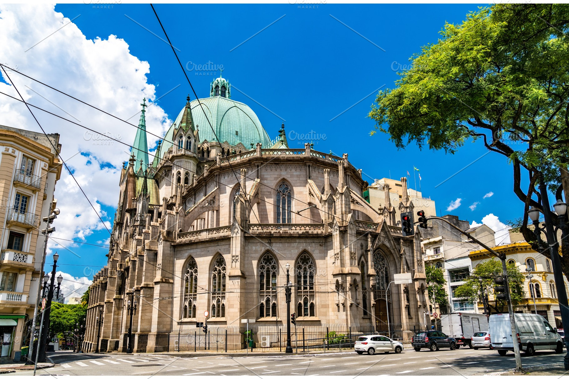 The sao paulo see metropolitan featuring sao, paulo, and cathedral, an Architecture Photo by Leonid Andronov