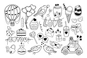 Valentine’s Day Romantic Line Art, an Object Graphic by ArtGiftsStudio (Thumbnail 3 of 5)