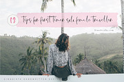 Singgiata Handwritten Font, a Script Font by etigletters (Thumbnail 3 of 15)