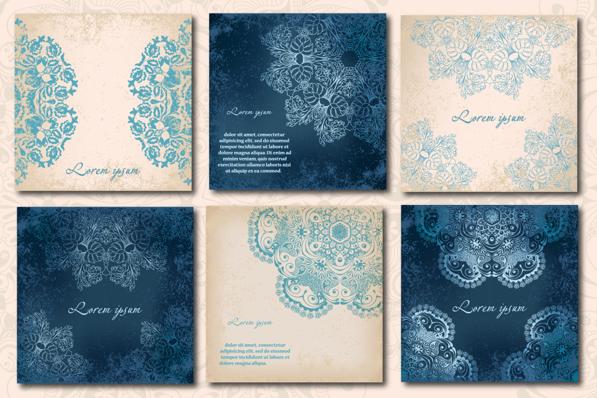Rownd Lace Cards, a Decorative Illustration by Lidiebug (Photo 5 of 6)