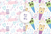 Ice cream animals collection., an Animal Illustration by Kira Konoshenko (Thumbnail 9 of 11)