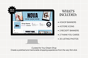 Modern Blue Etsy Shop Kit Template, a Branding & Logo Template by Anna Design Studio (Thumbnail 2 of 8)