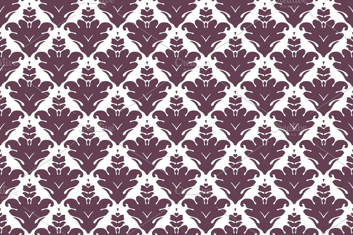 1,440 Damask Patterns in 60 Colors, a Pattern Graphic by Paper Element (Photo 6 of 22)