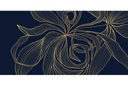 Flowers and Leaves Line Luxury Art, a Pattern Graphic by Marylia (Thumbnail 17 of 27)