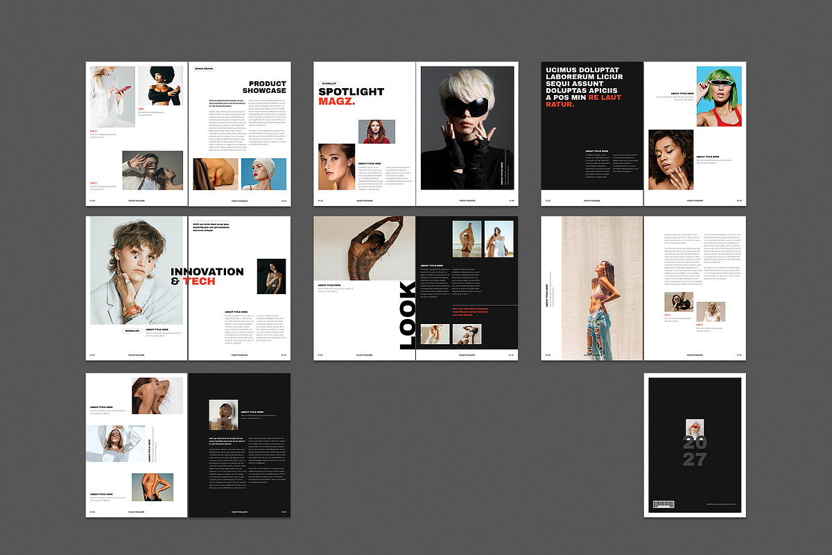 AURA Magazine Brochure Template, a Brochure Template by NorthPeak (Photo 14 of 14)