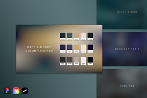 Dark and Moody Color Palette Set, a Palette Add-On by Made by Vova