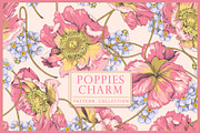 Pattern collection Poppies charm, a Pattern Graphic by Natalia0307 (Thumbnail 1 of 15)