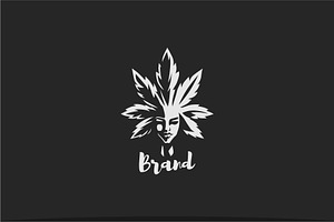 Cannabis Woman Logo
