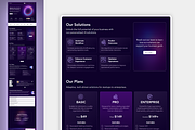 SAAS, Startup & Technology Website, a Wix Template by Kitteeh (Thumbnail 7 of 20)