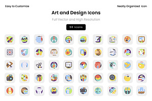 Art and Design Icons, a Solid Icon by Wencory