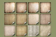 44 Old Paper Vintage Textures, a Background Graphic by UniqueMe (Thumbnail 3 of 14)
