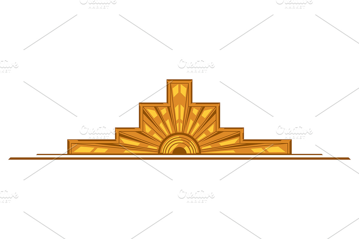 Decoration in art nouveau style., a Decorative Illustration by incomible