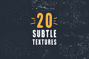 20 Vector Subtle Grunge Textures, a Texture Graphic by Brent Galloway (Thumbnail 1 of 4)