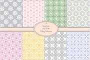 Seamless Pastel Vector Pattern Set, a Pattern Graphic by Studio Indigo (Thumbnail 1 of 9)