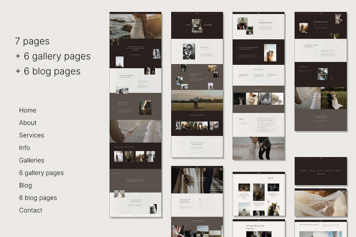 Premium Squarespace Template preview 2
