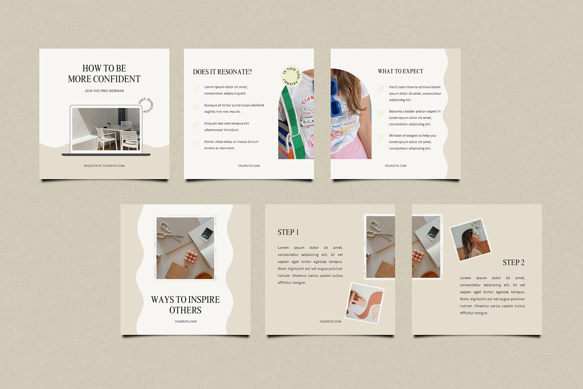 NONIE Playful Instagram Templates, a Social Media Template by Studio Mellow B (Photo 2 of 6)