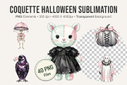 Coquette Halloween Sublimation, an Illustration by Artnoy (Thumbnail 1 of 8)