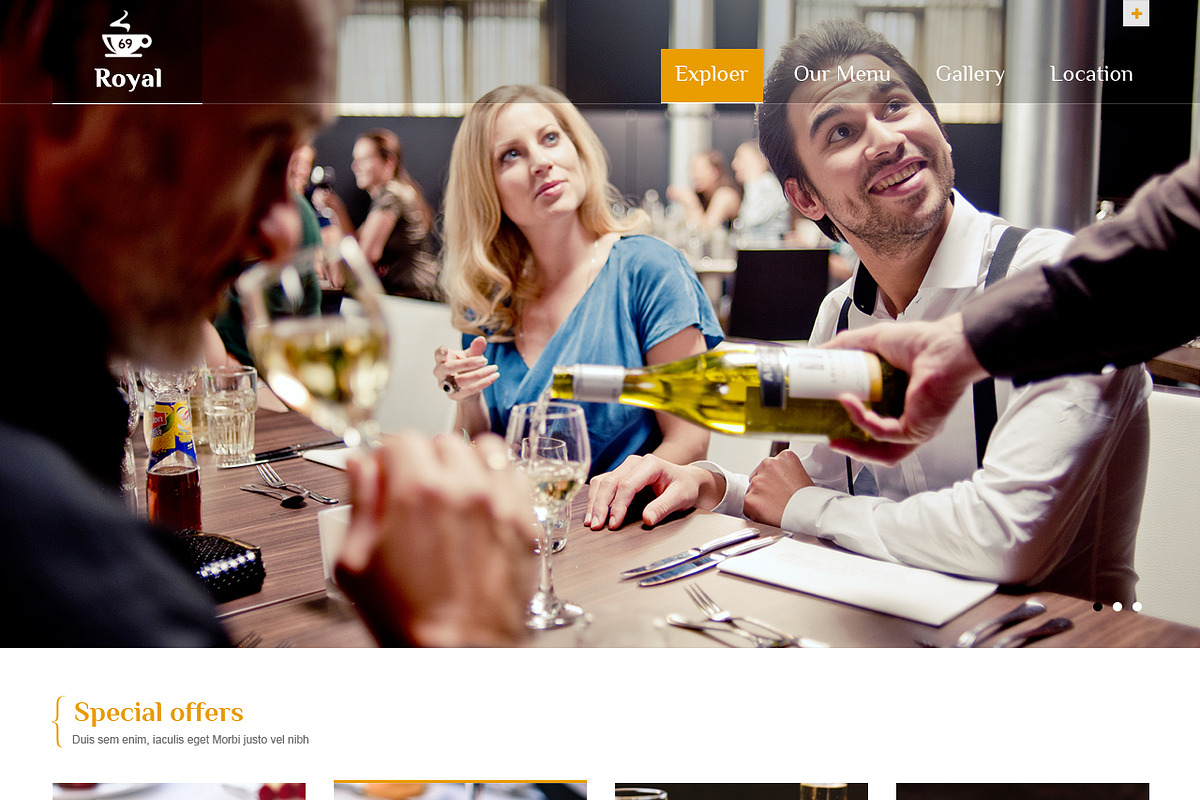 SJ Royal -Restaurant, hotel template, a Websites & App Template by YouTech (Photo 2 of 5)