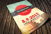 Celebration Music Flyer PSD, a Flyer Template by M K GRAPHICS (Thumbnail 1 of 2)