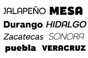 Guacamole, a Font by FontMesa (Thumbnail 5 of 5)