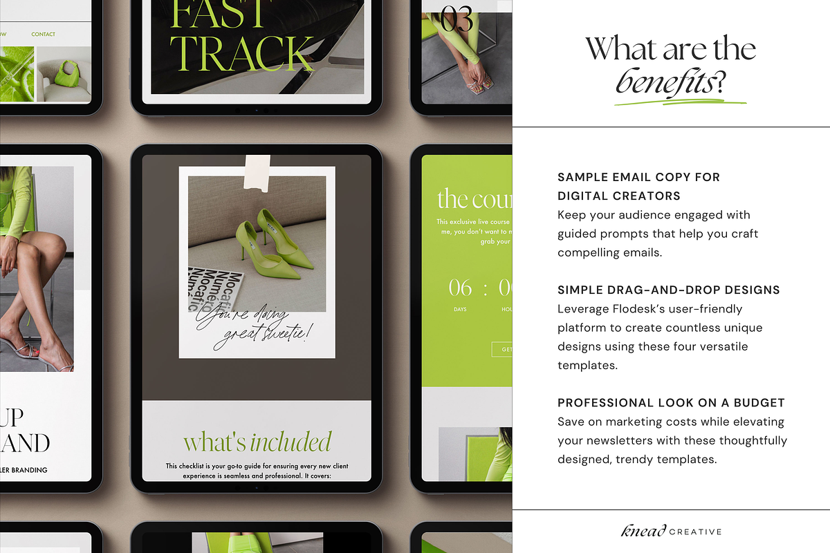 Flodesk Email Templates for Creators, an Email Template by Knead Creative (Photo 3 of 7)