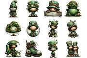 Whimsical St Patricks Day Clipart, an Illustration by Designking (Thumbnail 2 of 5)