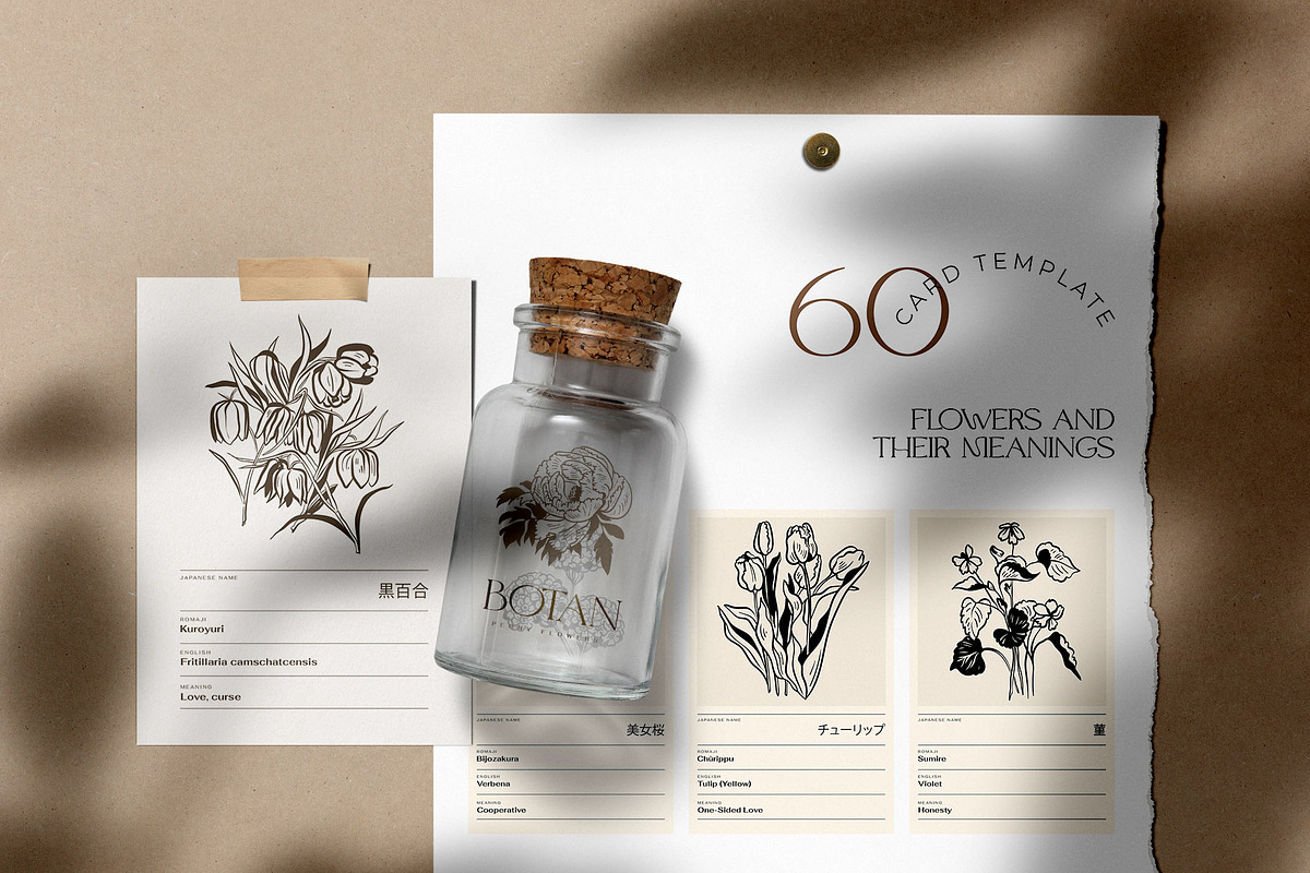Japanese Flowers | Illustration Kit, an Object Illustration by Leleka.Store (Photo 4 of 10)