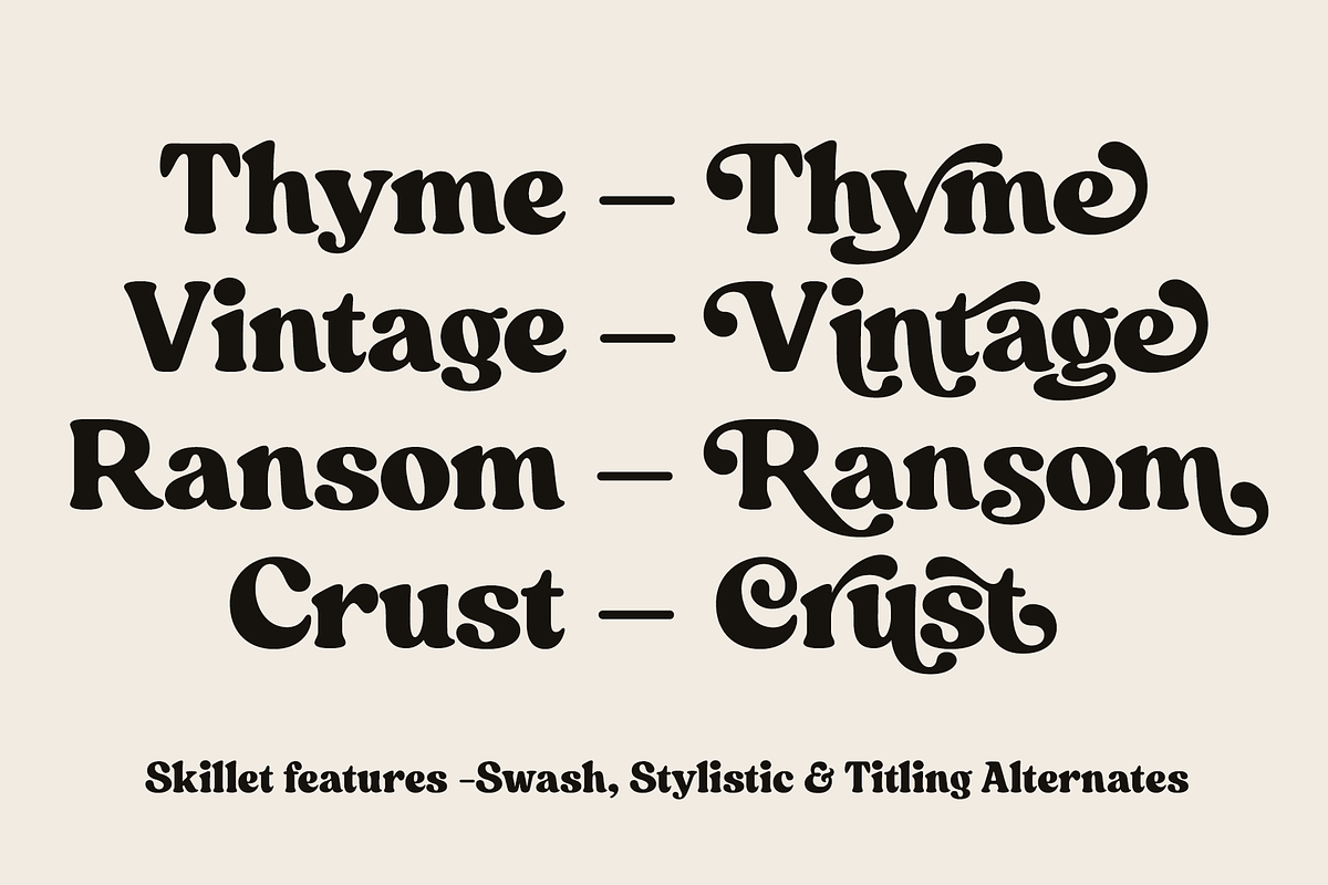 Skillet Serif Typeface, a Serif Font by Fenotype (Photo 12 of 14)