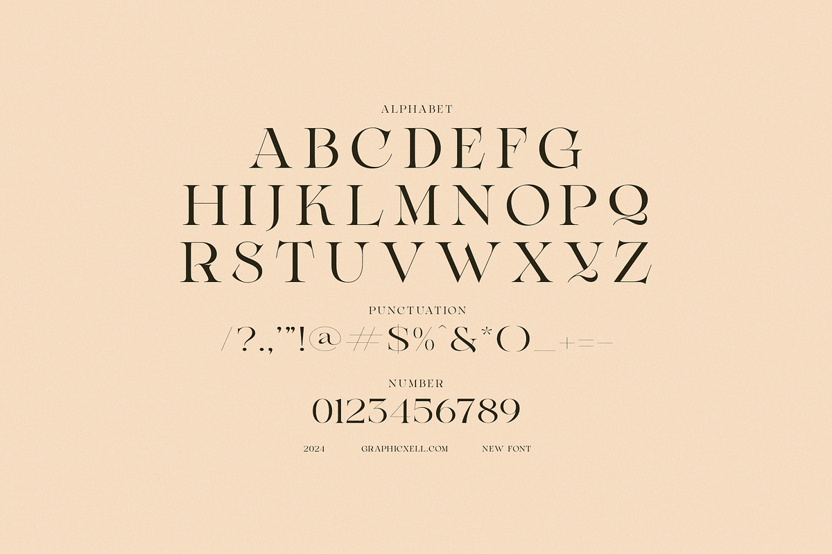 Mecro Elegant Serif Font, a Serif Font by Graphicxell (Photo 7 of 8)