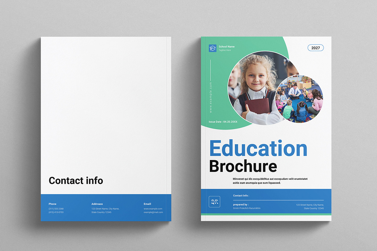 Education Brochure Template, a Brochure Template by E-Type (Photo 7 of 7)