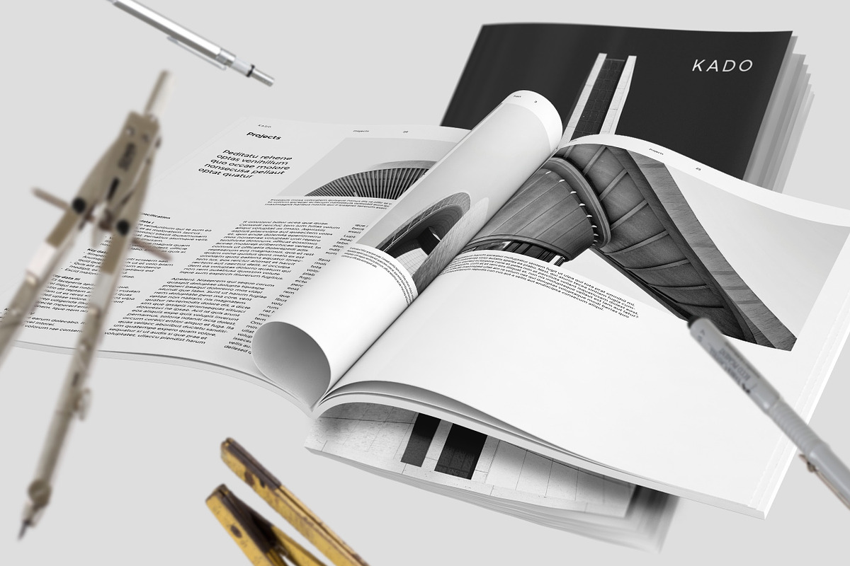 K A D O Brochure Template, a Brochure Template by Kovy (Photo 6 of 8)