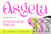 Asgeta Modern Serif Display