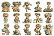 Watermelon Girl Clipart, an Illustration by Craft Nest (Thumbnail 3 of 12)