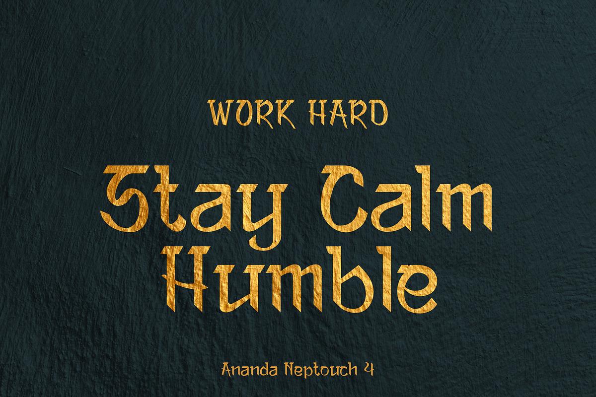 Ananda Neptouch 4 - Font, a Font by aannda (Photo 10 of 10)